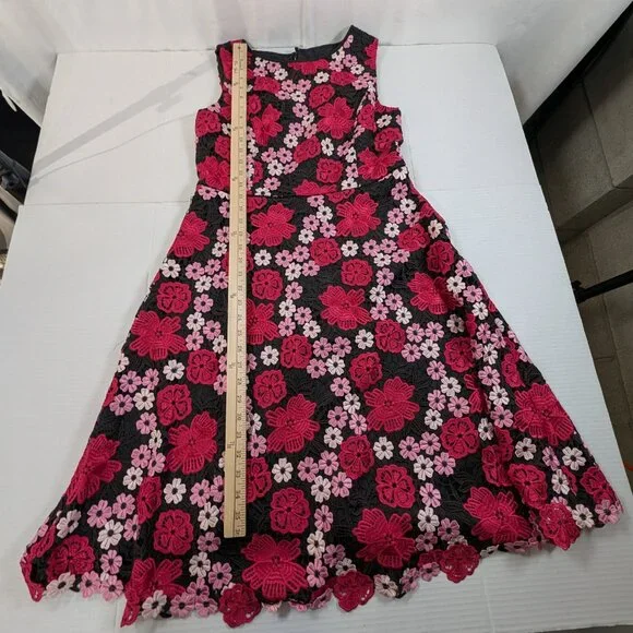 chinese dress ladies Stroll The Garden Butterfly Lace A-Line Mini Dress